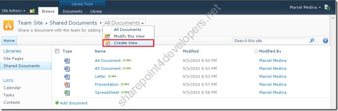 Create View